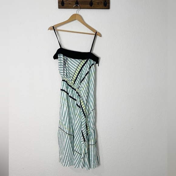 Cedric Charlier Stripe Ruched Dress - Picture 4 of 7